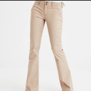 American Eagle Flare Khakis